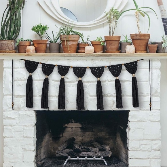 Anthropologie Other - Boho Spooky Halloween Tassel Banner Bunting Decor